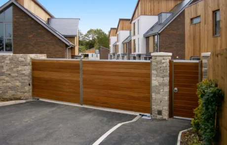 Bespoke Gate Solutions automated steel and wood gates